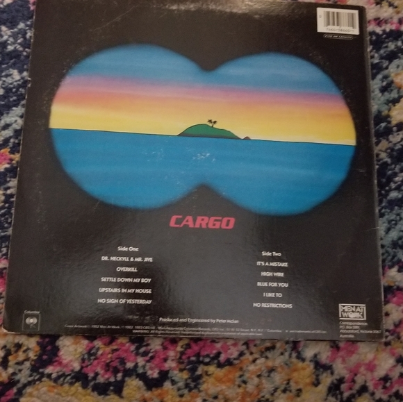 Men At Work Cargo Vinyl LP 80s Album - Picture 2 of 9